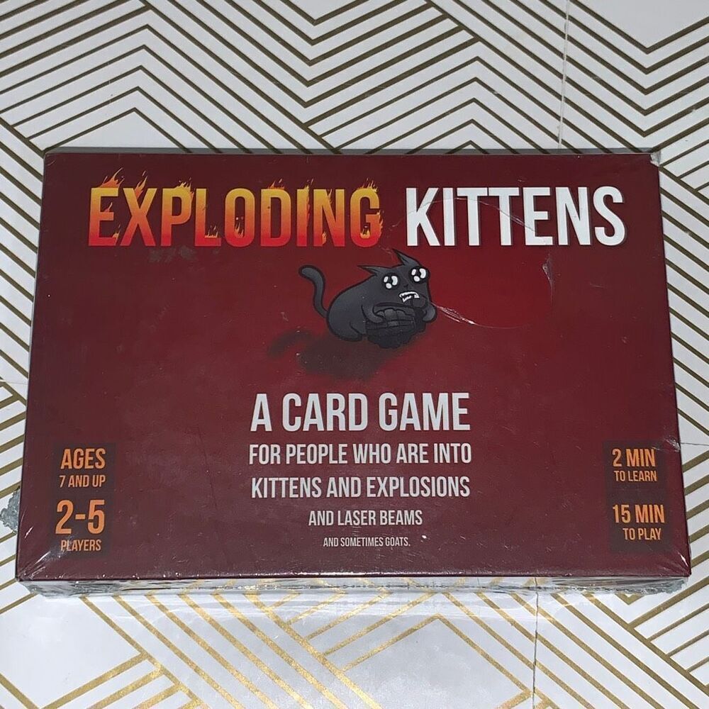 AdMagic Exploding Kittens Original Edition Family Card Game New and Sealed